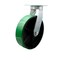 Service Caster 10'' Extra Heavy Duty Green Poly on Cast Iron Wheel Swivel Top Plate Caster CRAN-SCC-KP92S1030-PUR-GB - alternate 1